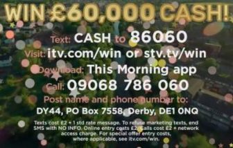 Loose Women Prize Draw £60,000 ITV