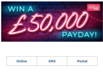ITV Payday Competition £50,000