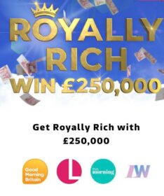 Royally Rich Competition ITV Entry Details
