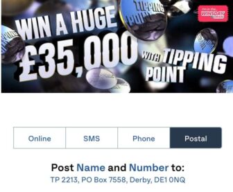 Tipping Point Competition £35000