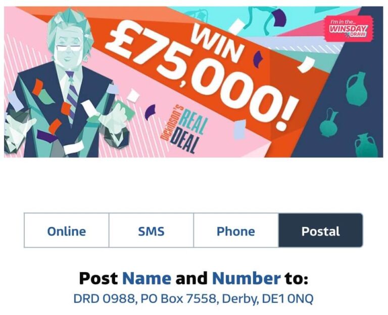 Dickinsons Real Deal Competition Archives Free Entry TV Competitions UK