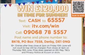 Lorraine £102000 prize ITV
