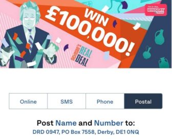 Dickinson's Real Deal Competition £100000